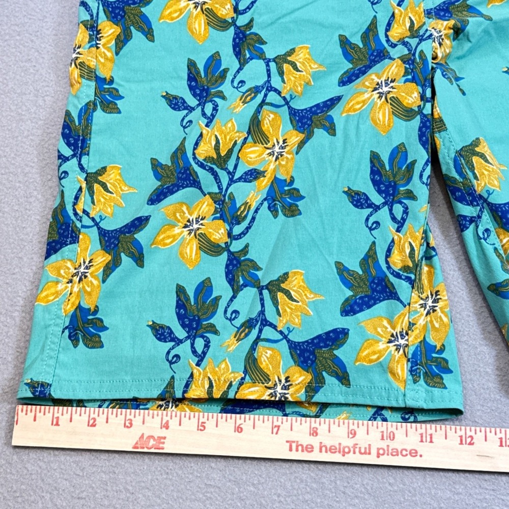 PATAGONIA Stretch Wavefarer Boardshorts 21" Mens 36 Blue Floral Swim Trunks - Picture 8 of 11